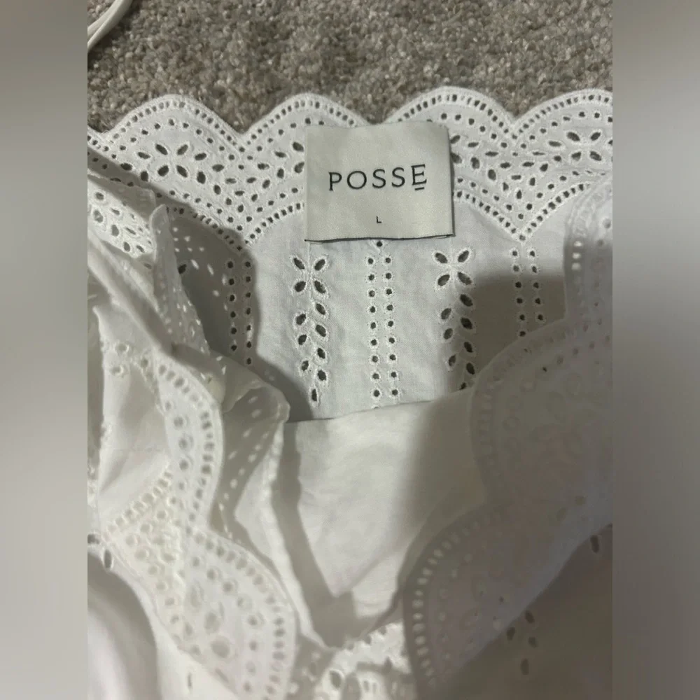 Posse the label Maisie Embroidered Cotton Maxi Dress in white! - Picture 4 of 9